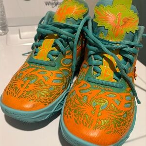 Puma Orange and Teal Kids Sneakers lo mello ball scooby doos